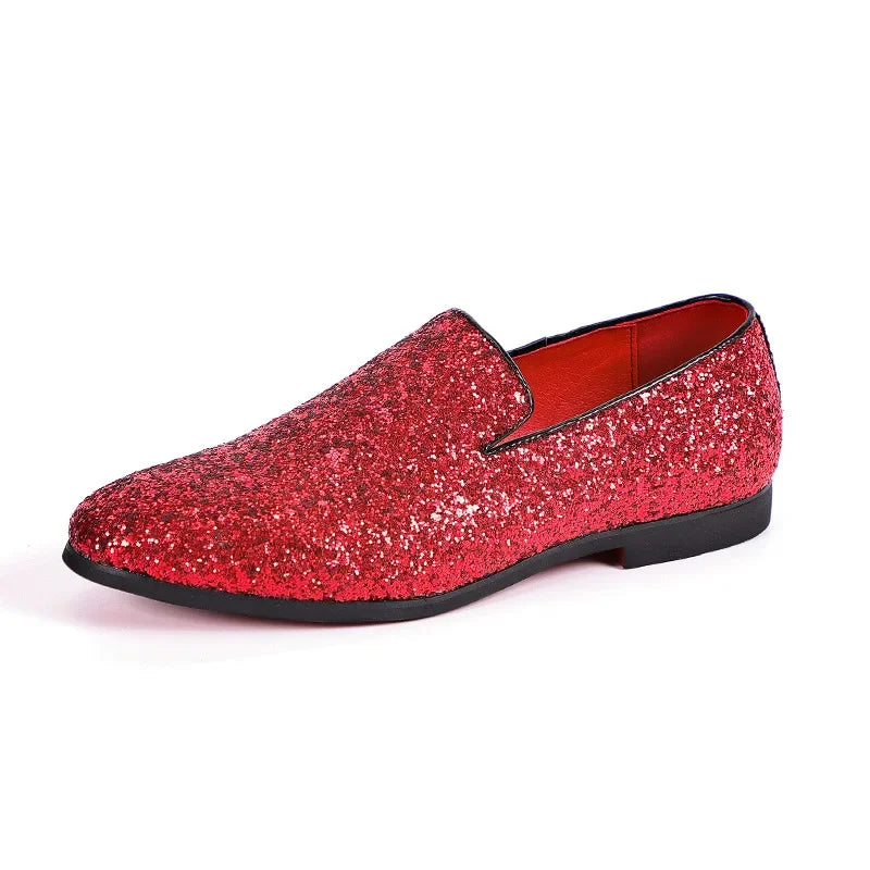 Mocassins Velours Boucle Métal