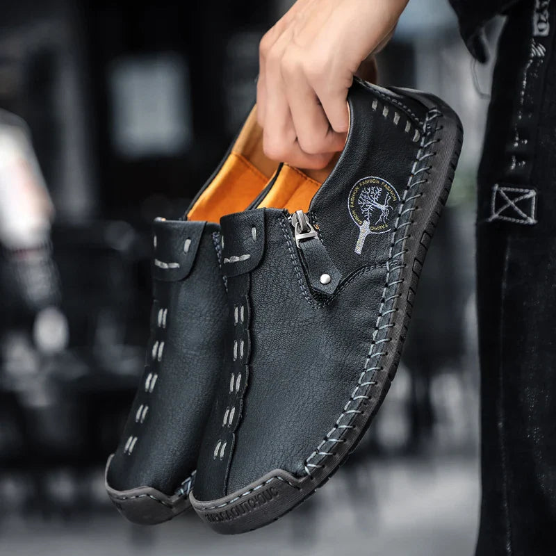Mocassins Homme Cuir Grandes Tailles
