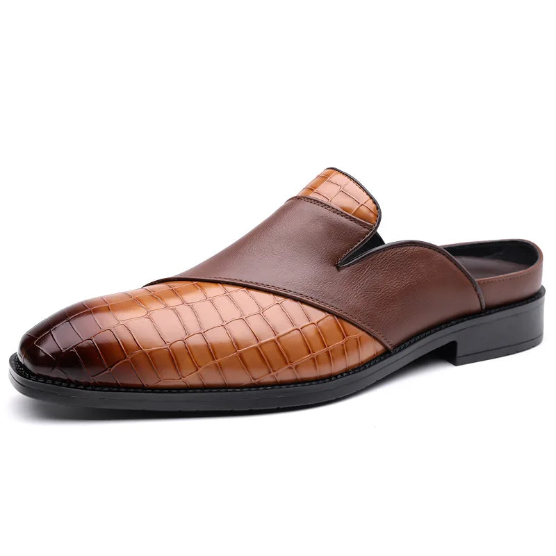 Mules Homme Été Cuir