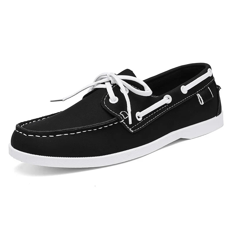 Mocassins Homme Bateau Cuir PU