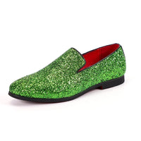 Mocassins Velours Boucle Métal