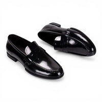 Mocassins Homme Cuir Verni Italien