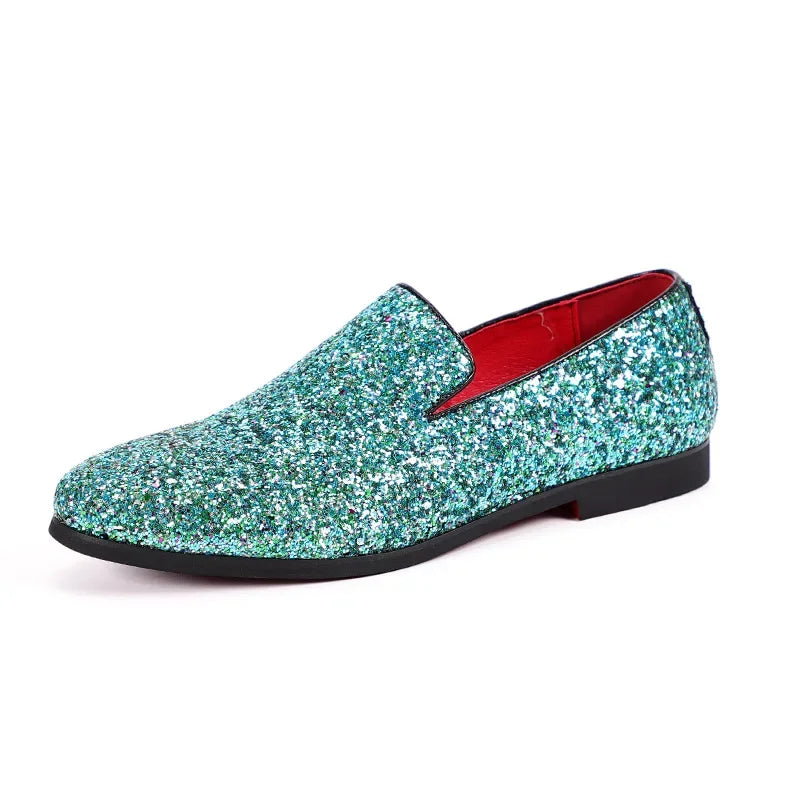 Mocassins Velours Boucle Métal