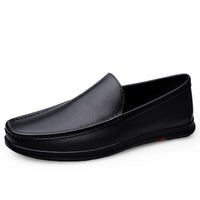 Mocassins Homme Cuir Italien Noir