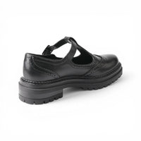 Derbies Femme Cuir Brogue Rétro Confortable