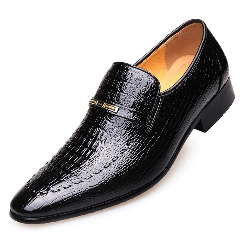 Mocassins Homme Cuir Croco