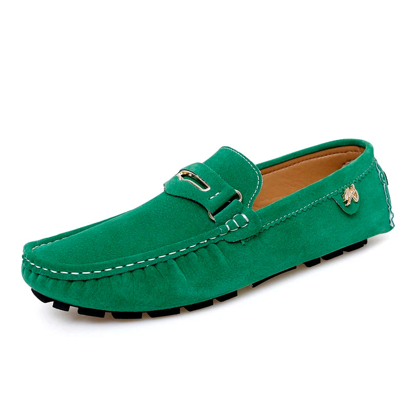 Mocassins Coloré Cuir Automne