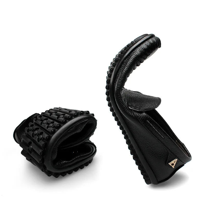 Mocassins Homme Cuir Designer Driving