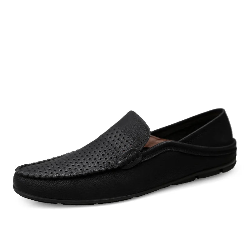 Mocassins Homme Cuir Slip-On