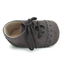 Mocassins Bébé Daim Lacets Franges