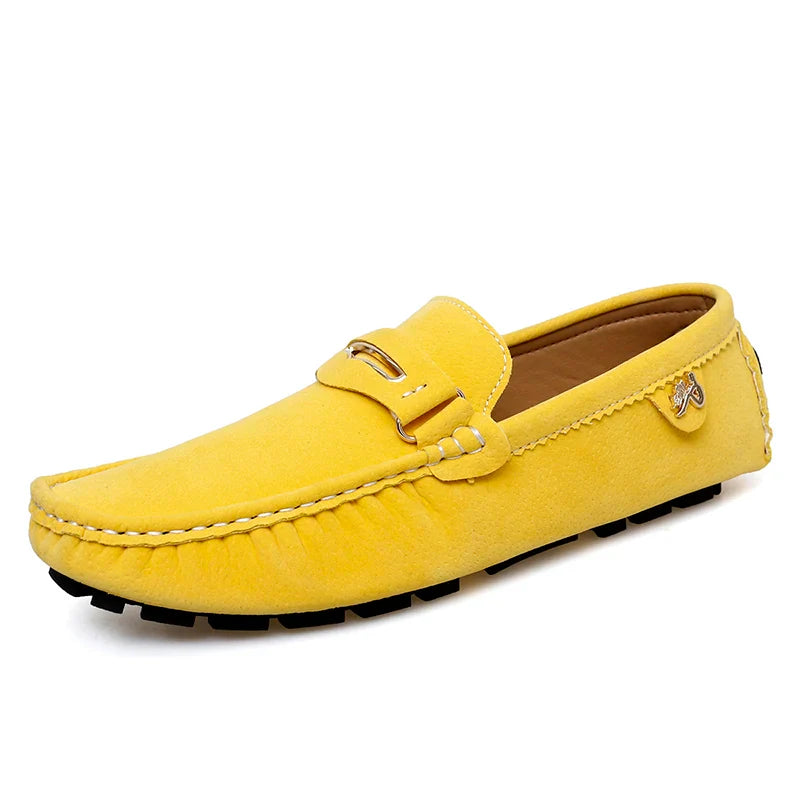 Mocassins Coloré Cuir Automne