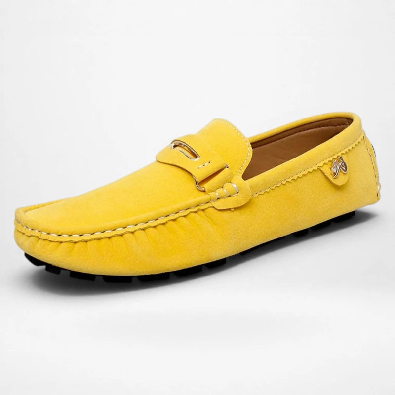 Mocassins Coloré Cuir Automne