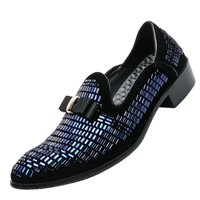 Mocassins Homme Strass Soirée Élégante
