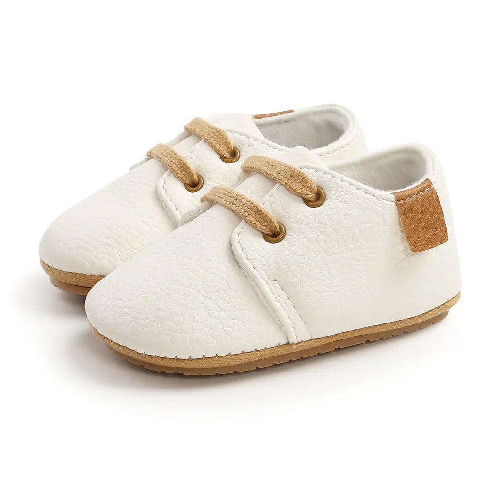Bottes Bébé PU Rétro Antidérapant