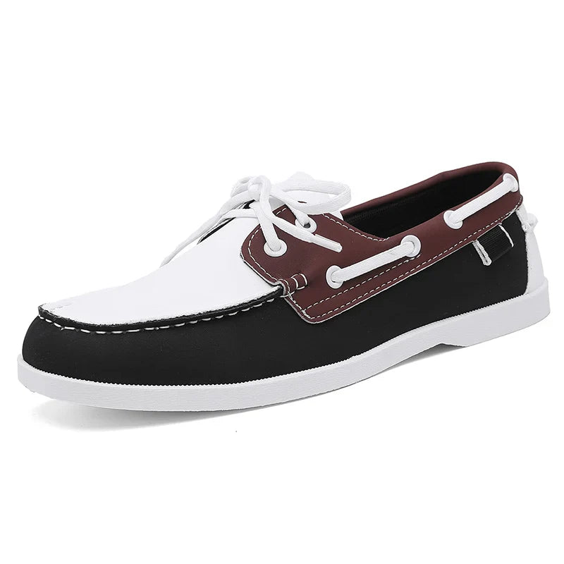 Mocassins Homme Bateau Cuir PU