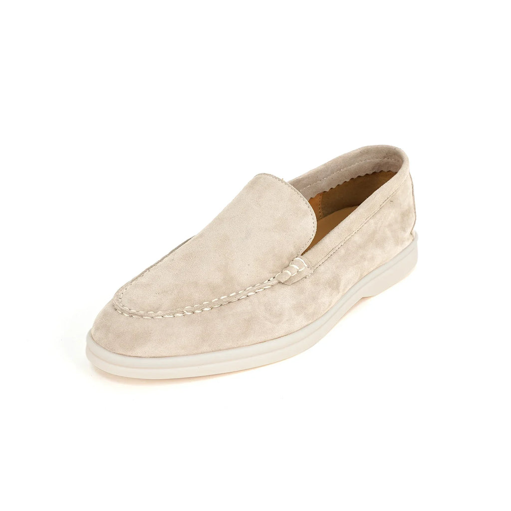 Mocassins Femme Cuir Rétro Classique