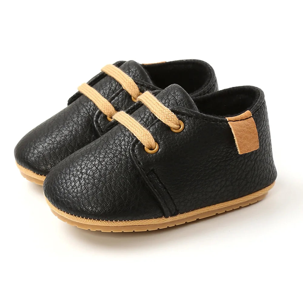 Bottes Bébé PU Rétro Antidérapant