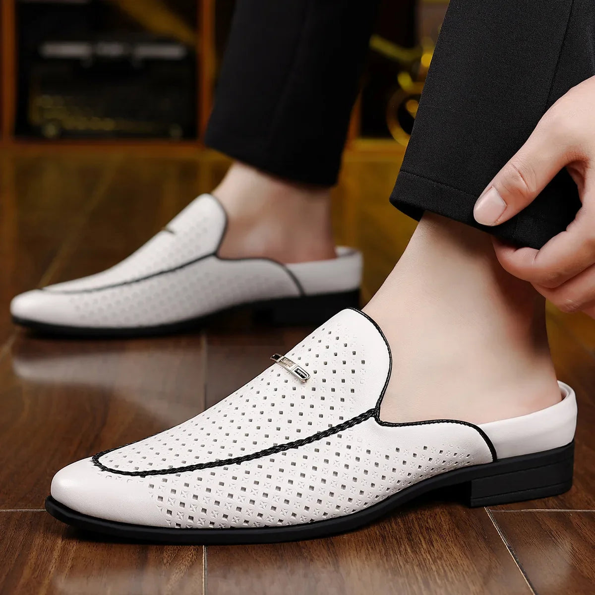 Mules Cuir Slip-On Été