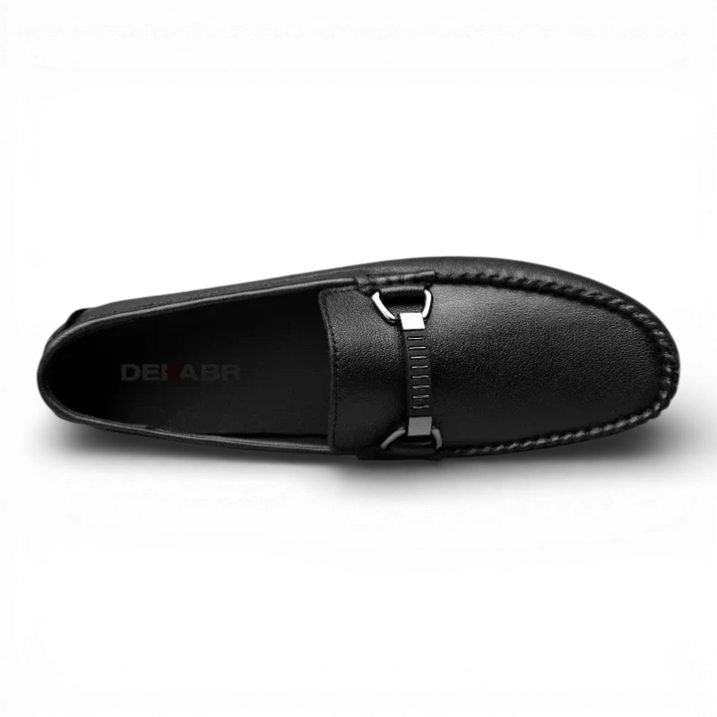 Mocassins Cuir Bureau Slip-On
