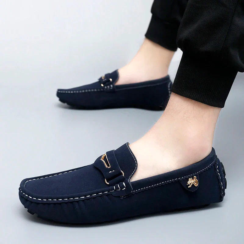 Mocassins Coloré Cuir Automne