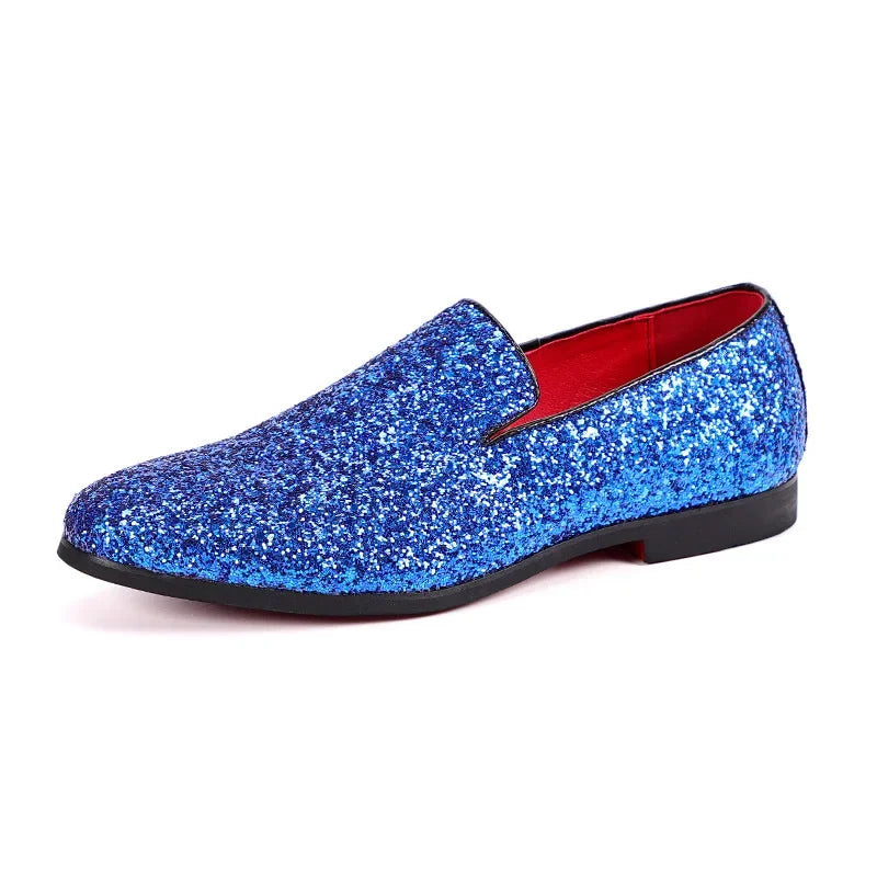 Mocassins Velours Boucle Métal