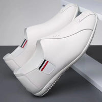 Mocassins Homme Cuir Blanc