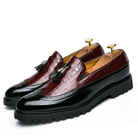 Mocassins Homme Cuir Croco