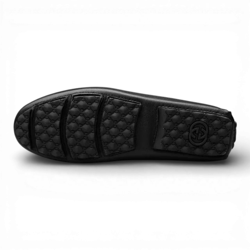 Mocassins Cuir Bureau Slip-On