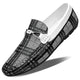 Mocassins Carreaux Cuir Respirant Été