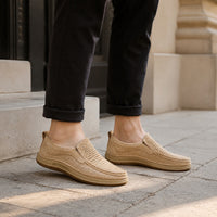 Mocassins Homme Cuir Souple Respirant