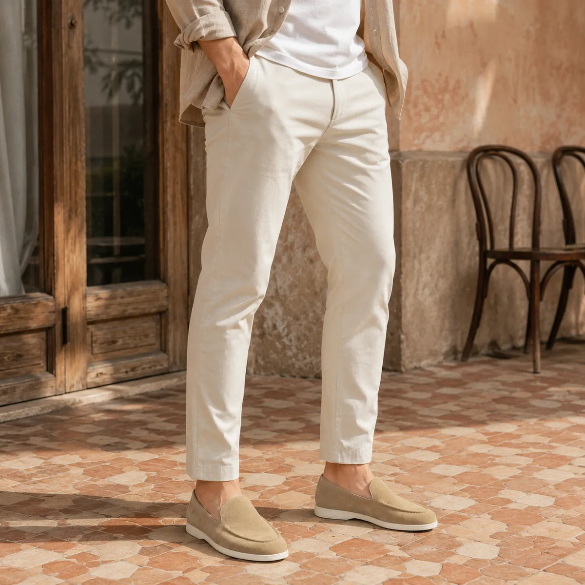 Mocassins Homme Daim British Slip-On