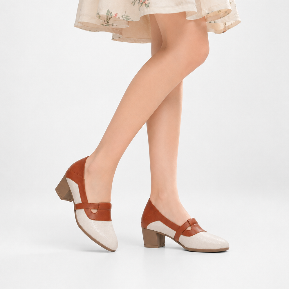 Mocassins Femme Pointu Rétro