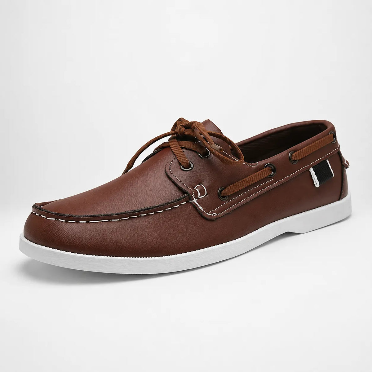 Mocassins Homme Bateau Cuir PU