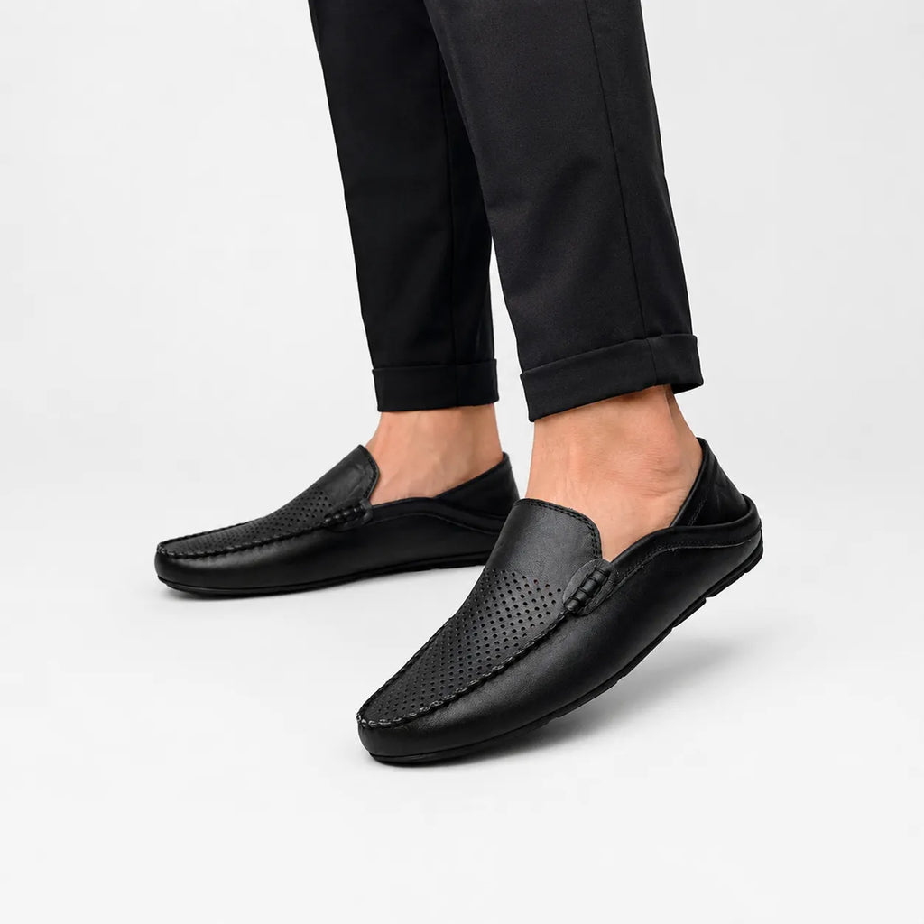 Mocassins Homme Cuir Italien Respirant