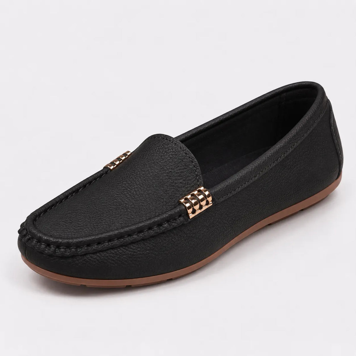 Mocassins Femme Cuir Léger Confort