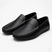 Mocassins Homme Cuir Aéré Été