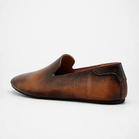 Mocassins Homme Cuir Slip-On Casual