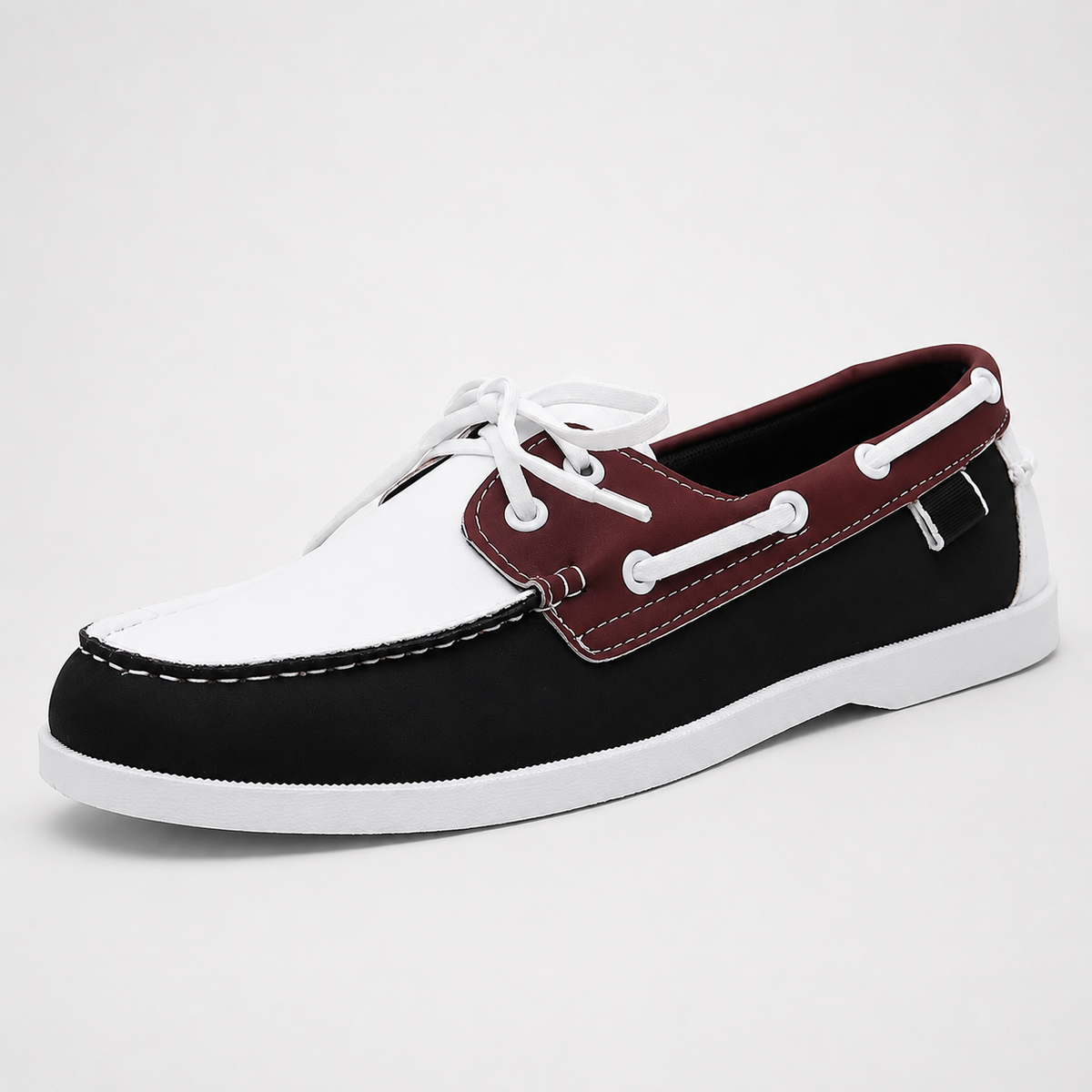 Mocassins Homme Bateau Cuir PU