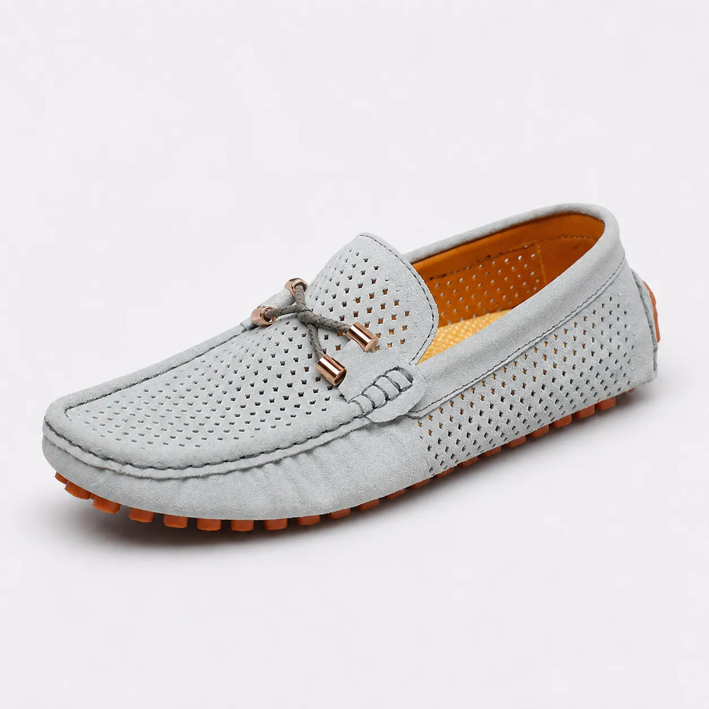 Mocassins Homme Daim Fait Main Bateau