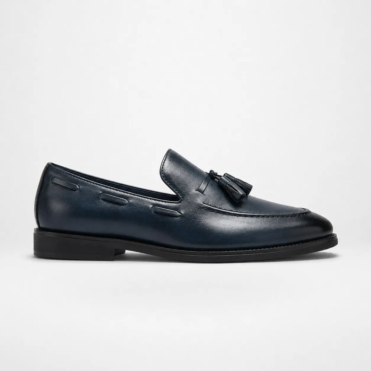 Mocassins Homme Bleu Style Américain