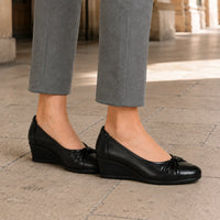 Chaussures Femme Cuir Nœud Confort