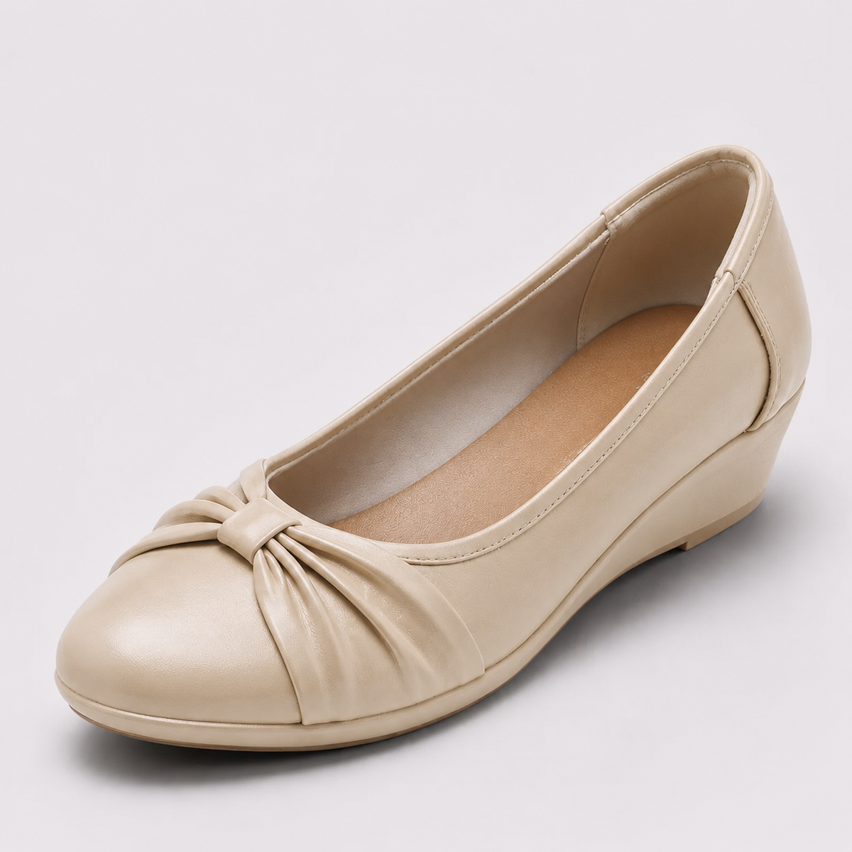 Chaussures Femme Cuir Nœud Confort