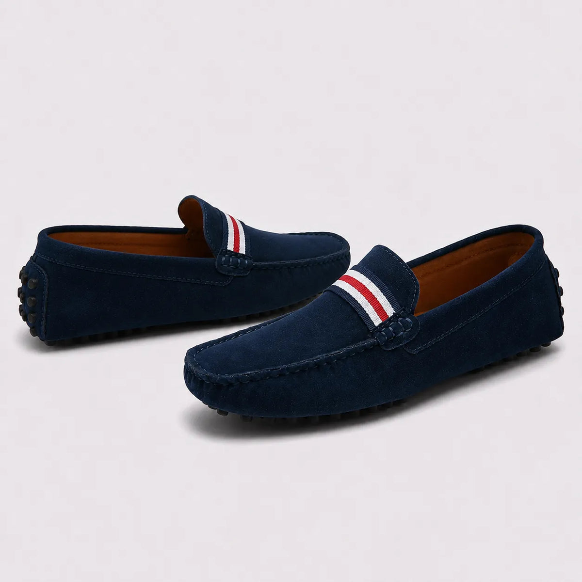 Mocassins Bateau Daim Fait Main