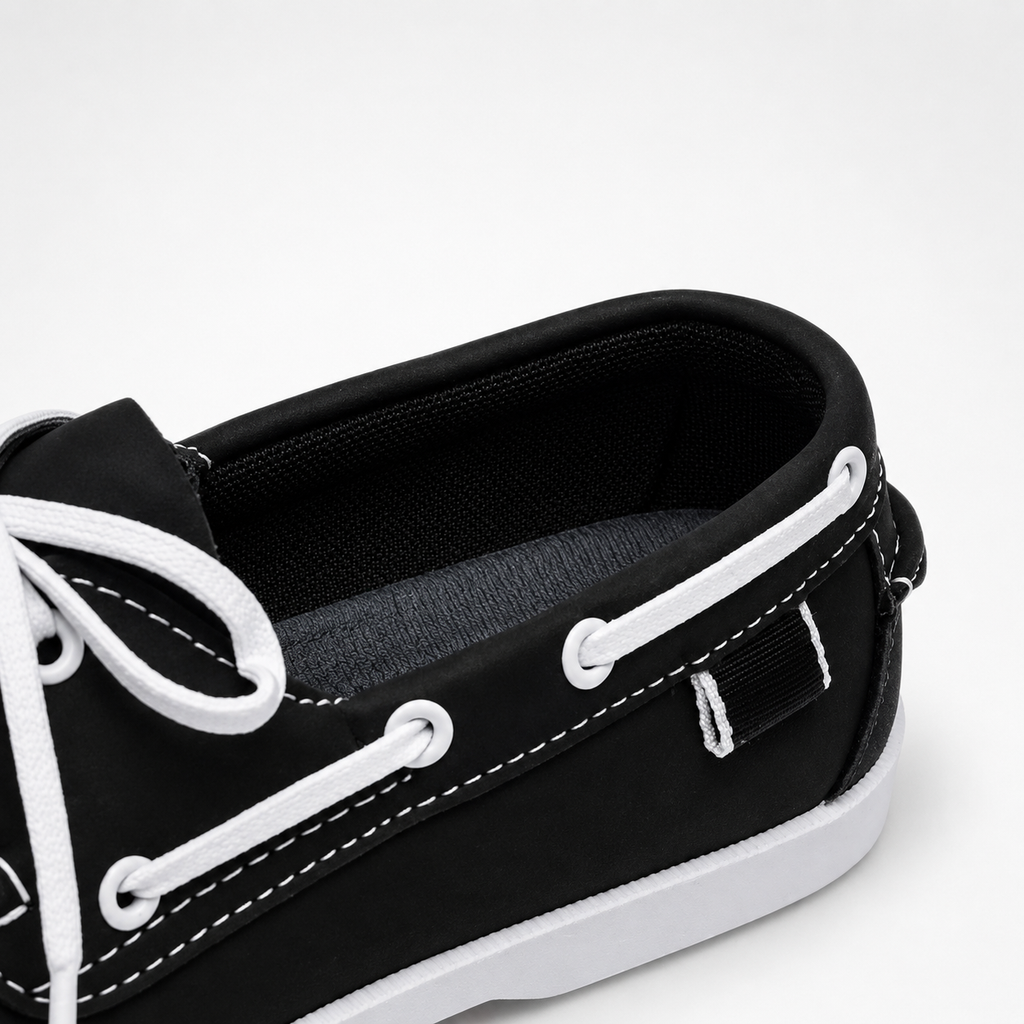 Mocassins Homme Bateau Cuir PU