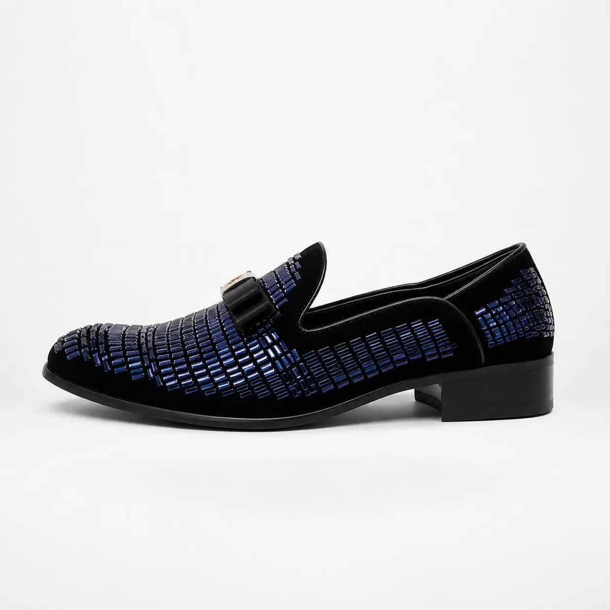 Mocassins Homme Strass Soirée Élégante