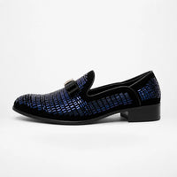 Mocassins Homme Strass Soirée Élégante