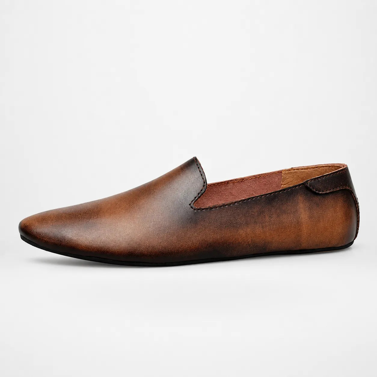 Mocassins Homme Cuir Slip-On Casual