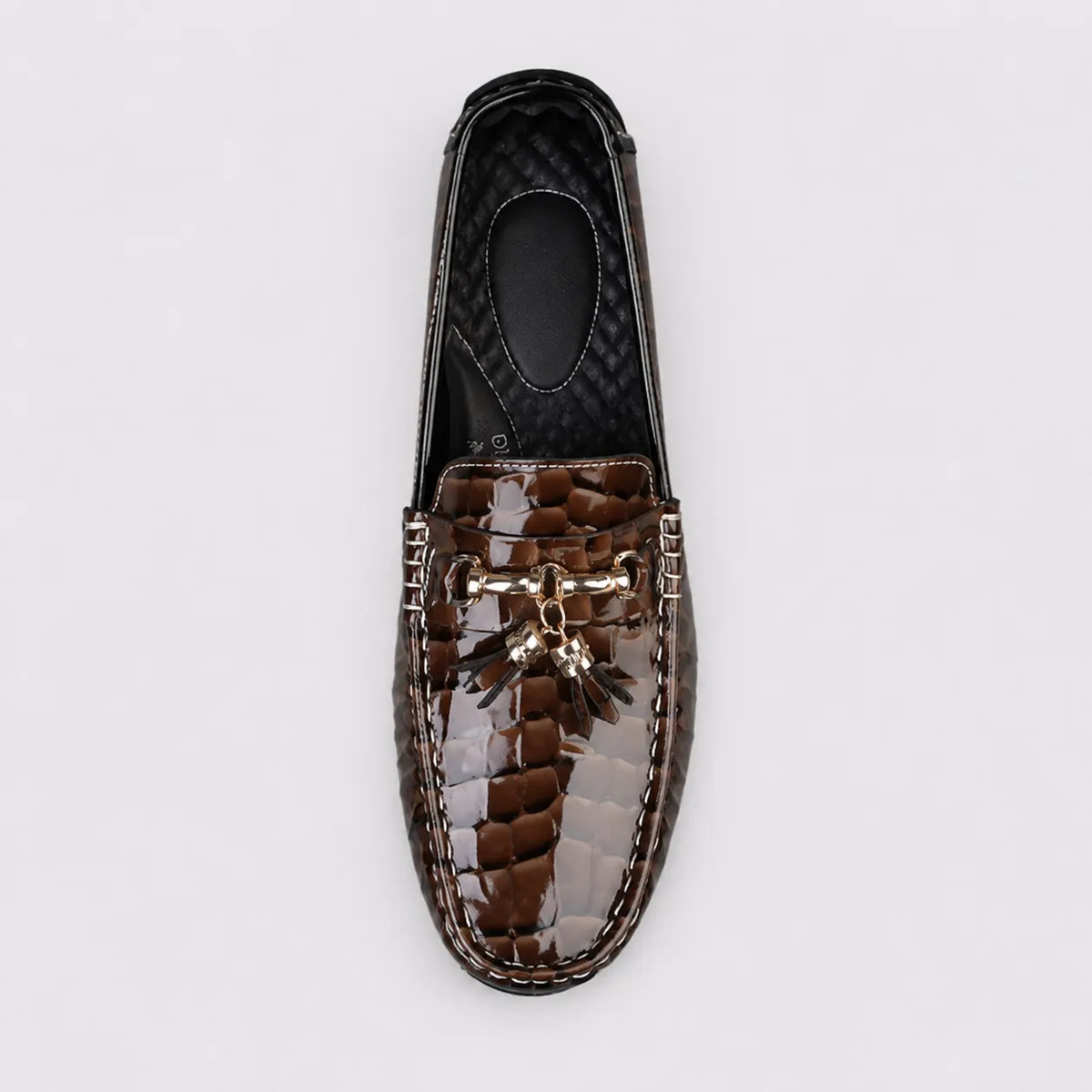 Mocassins Homme Croco Pampilles Luxe