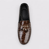 Mocassins Homme Croco Pampilles Luxe