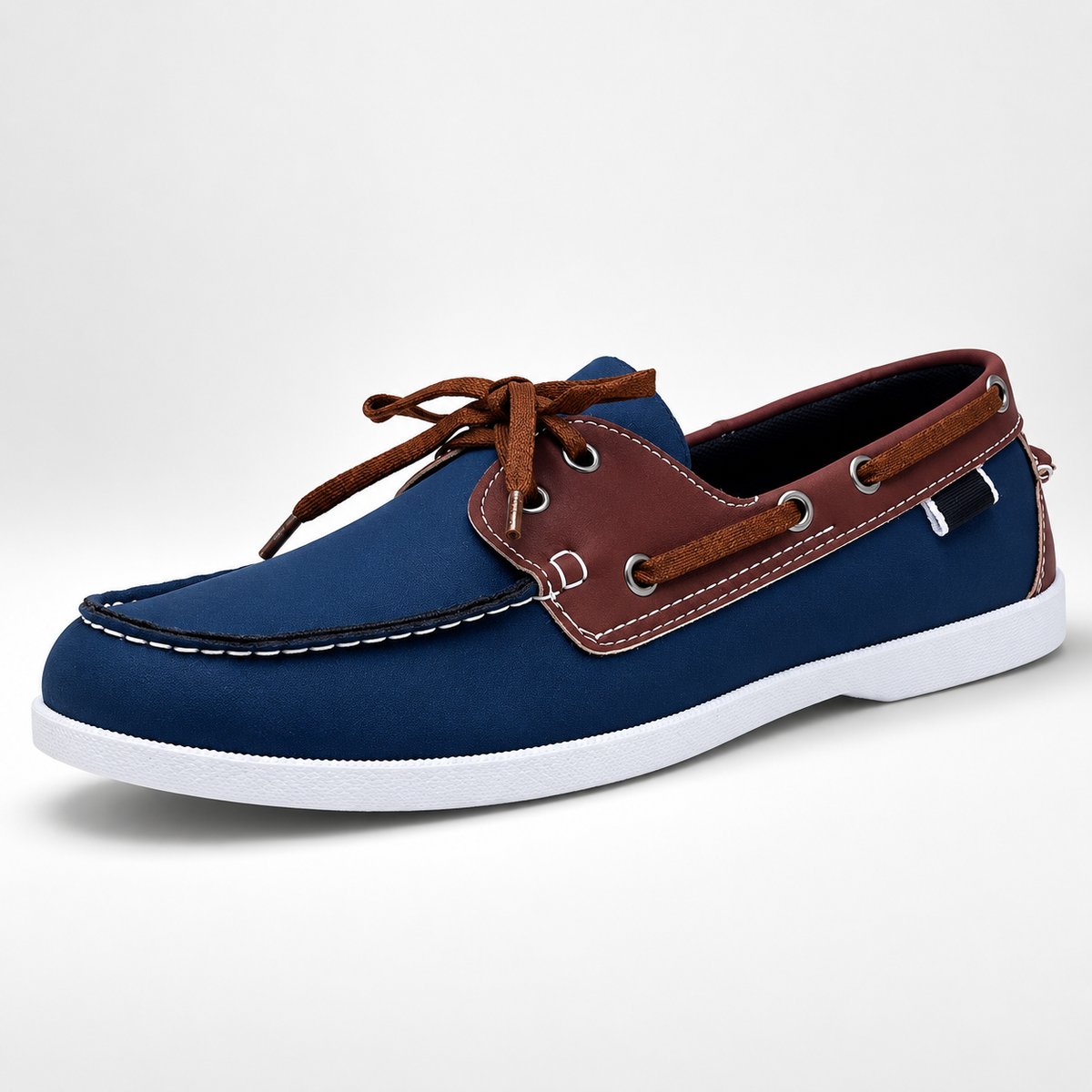 Mocassins Homme Bateau Cuir PU